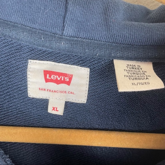 Levi’s Navy Blue Basic Extra Large Hoodie - Picture 11 of 11